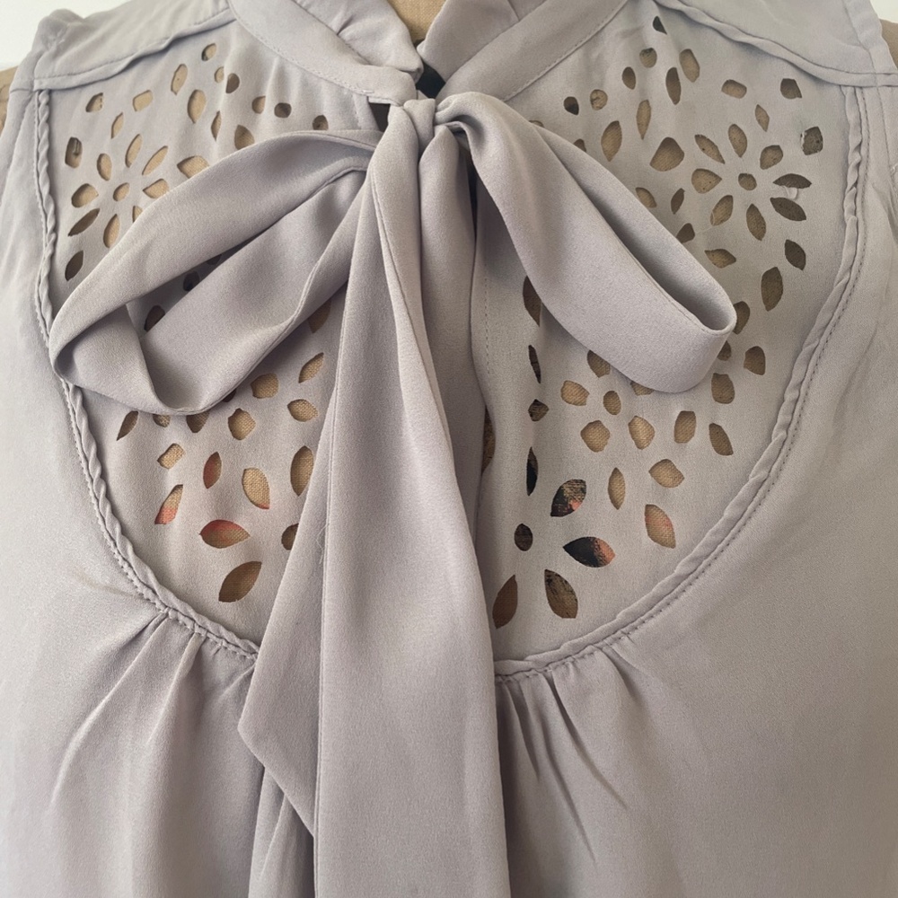 Grey Maeve P:;$&@ Bow Blouse